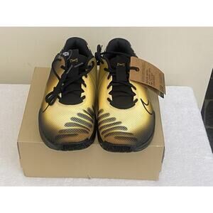 Nike Men’s Metcon 9 AMP Running Shoes Size 9.5 Black Bronzine Yellow Activewear